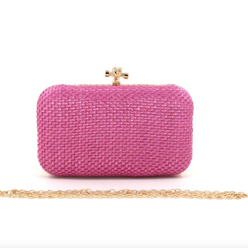 Elegant Pink Clutch Bag